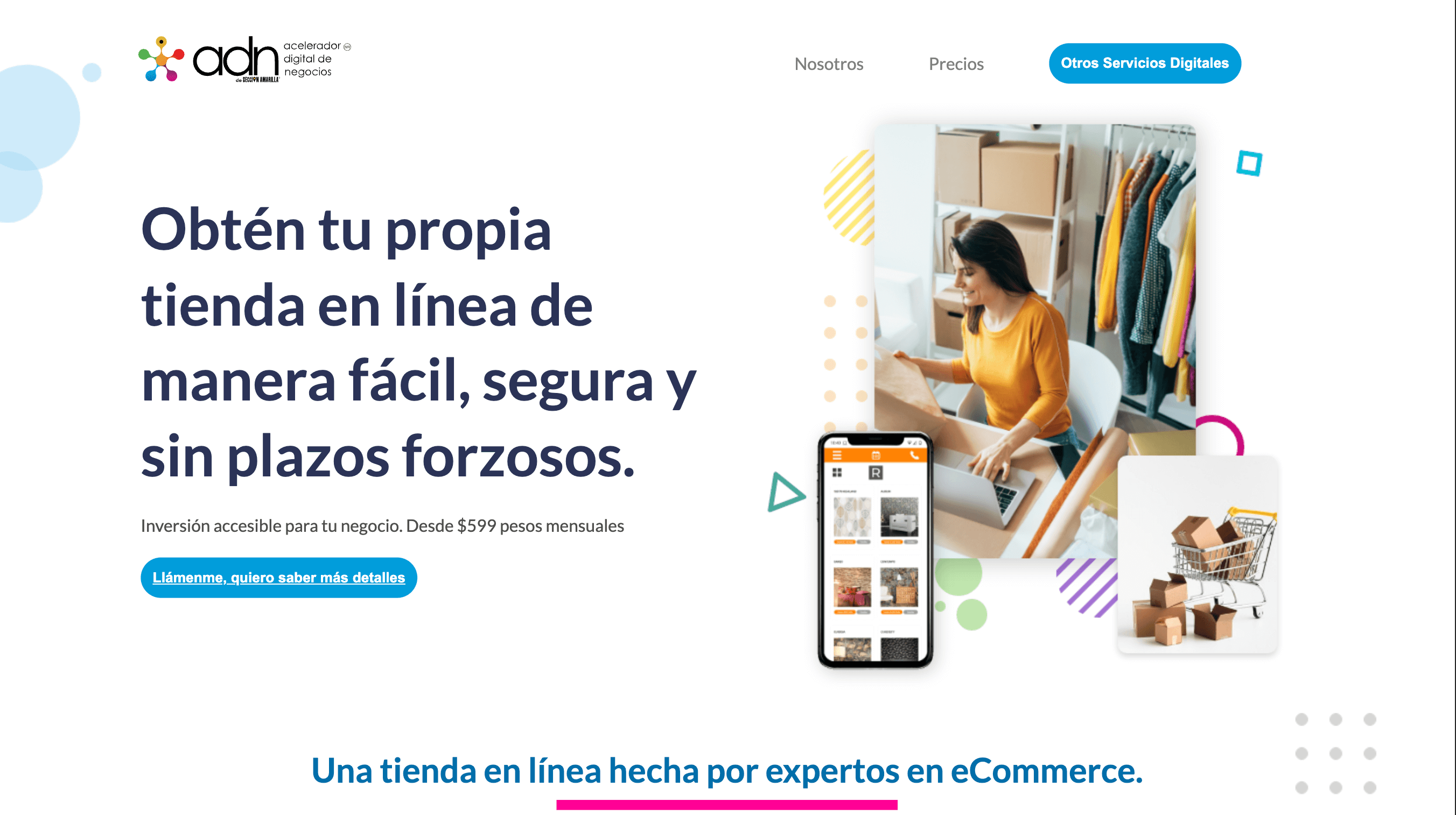 Imagen del proyecto Tienda en Línea